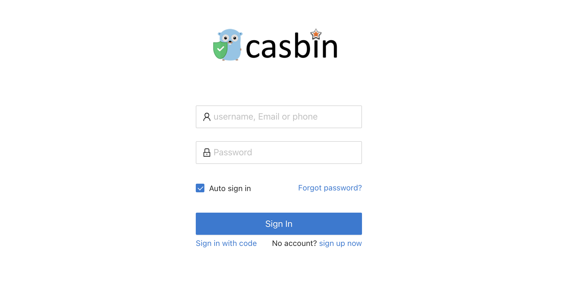 Casdoor Application Setting